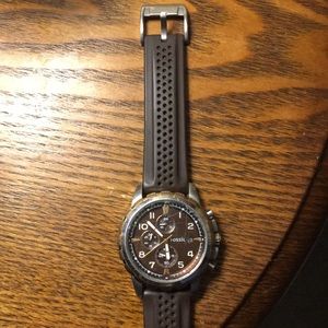 Gold/ Metallic Fossil Watch